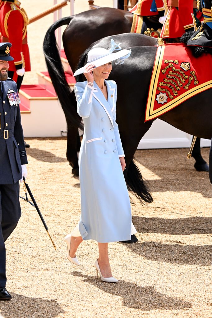 Kate Middleton durante Trooping The Colour 2026 en Londres.