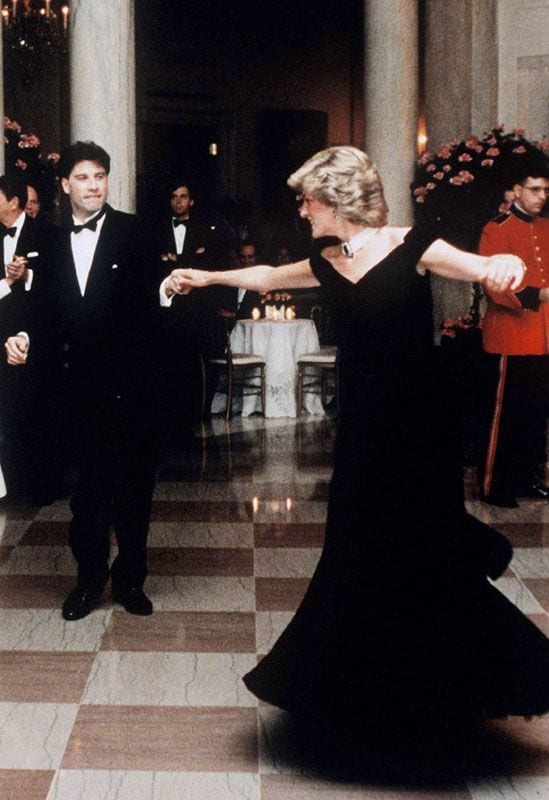 Diana de Gales y John Travolta