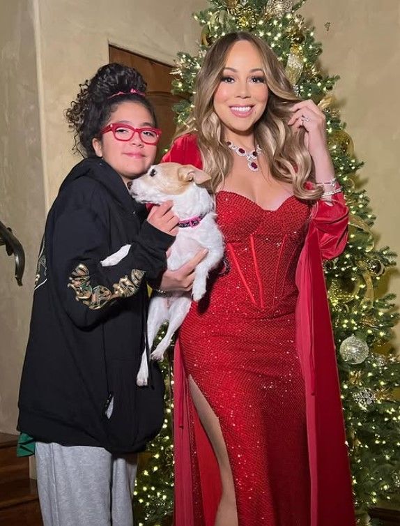 Mariah Carey con su hija Monroe