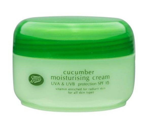 Boots Cucumber Moisturising Cream SPF 15 UVA & UVB Protection 100 ml