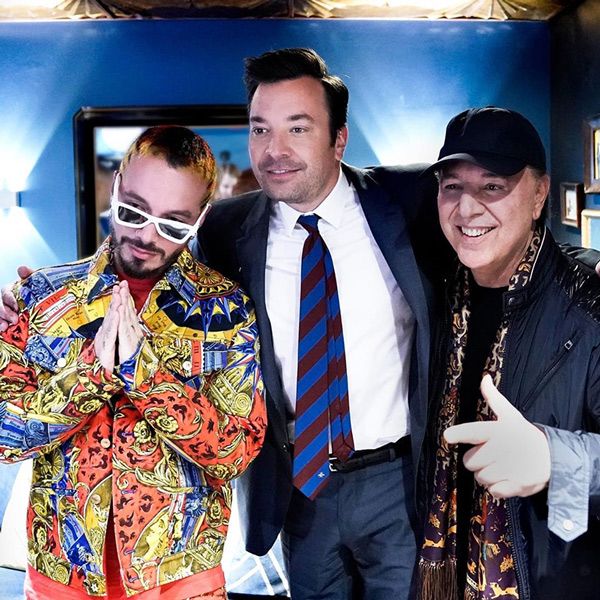 J Balvin, Jimmy Fallon y Tommy Mottola