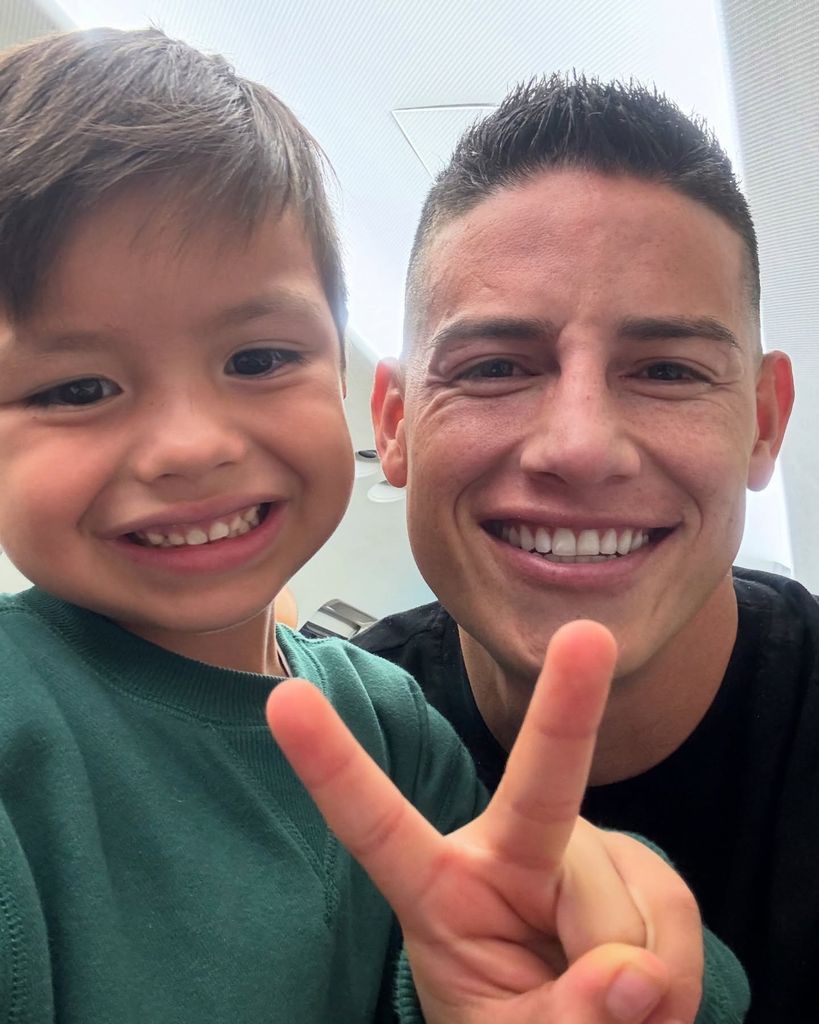 James Rodríguez no quiere que su hijo Samuel sea futbolista.