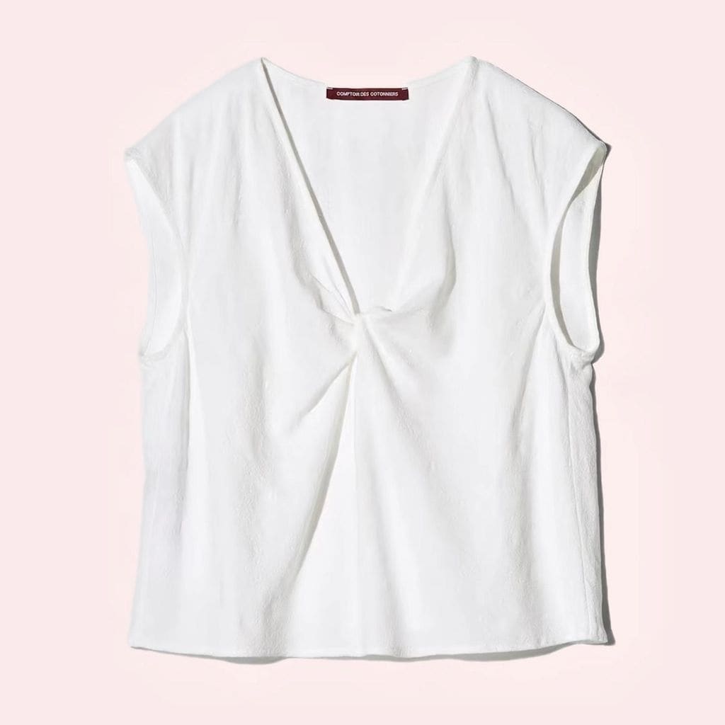Blusa cropped de Uniqlo
