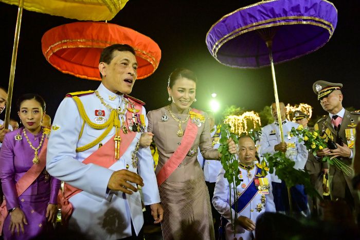 Rama X y la reina Suthida