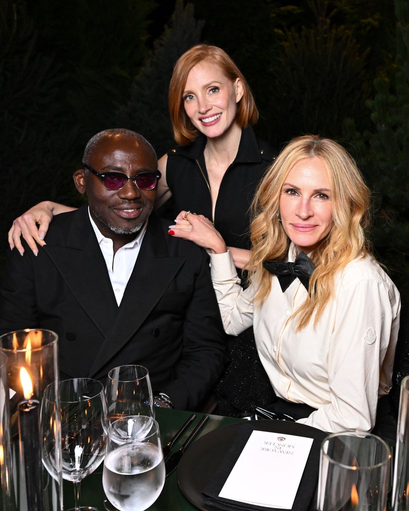 Edward Enninful, Jessica Chastain y Julia Roberts