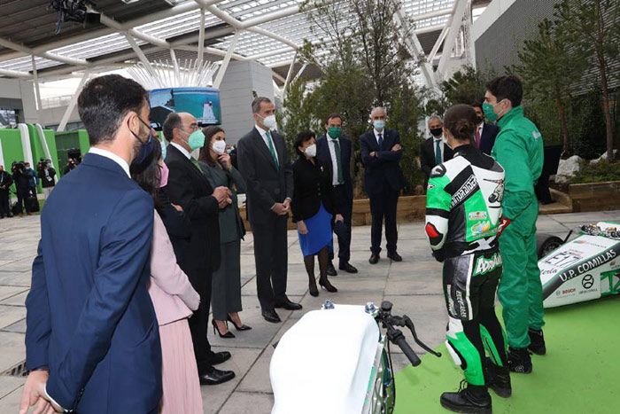 Los Reyes en el Campus de Innovación y Formación de Iberdrola