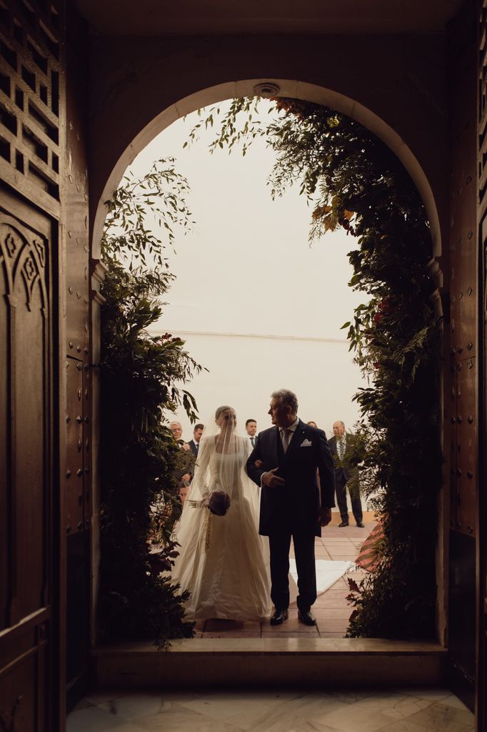 Entrada de la novia en la iglesia