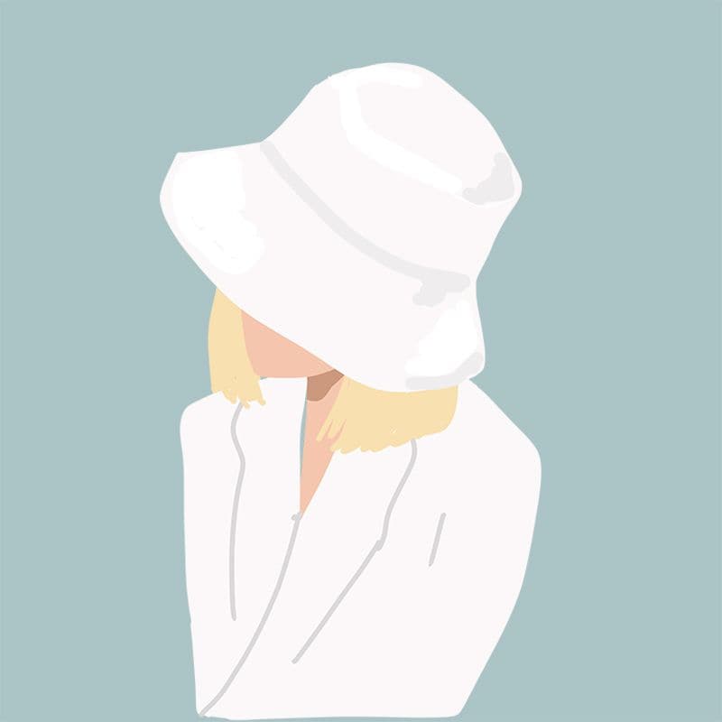Bucket hat para novias