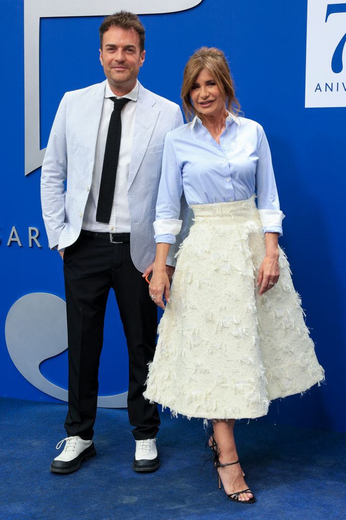 Miquel Valls y Gema López han posado juntos a su llegada a la gala
