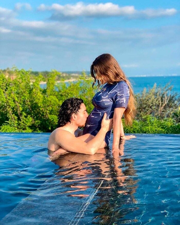 Alex Fernández y su esposa Alexia
