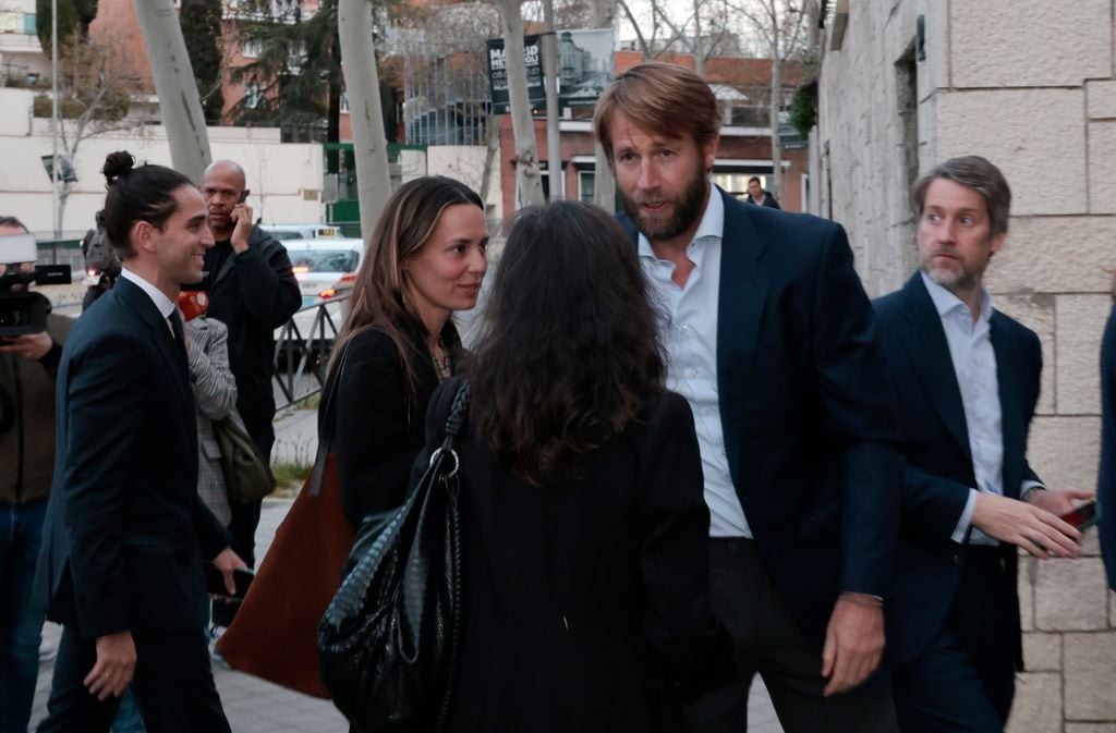 Juan Melgarejo en el funeral de Álvaro Figueroa, conde de Romanones