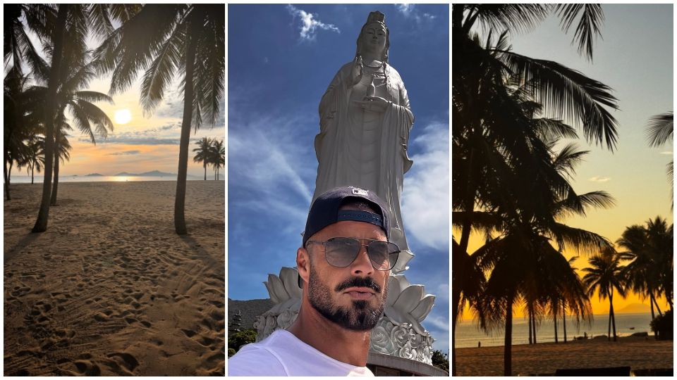 Ricky Martin en sus vacaciones por el sudeste asiático.