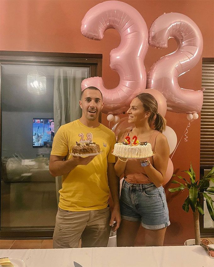 Irene Rosales celebra su cumple con su hermano