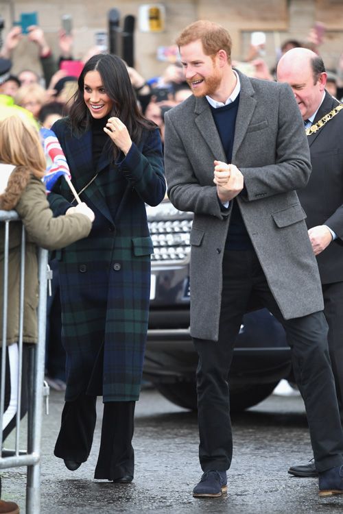El abrigo tartán de Meghan Markle