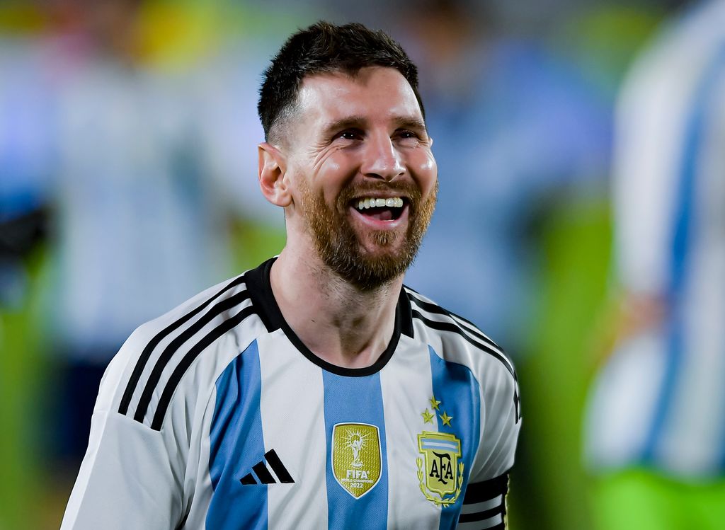 Lionel Messi en un juego contra Panamá en Buenos Aires, Argentina.