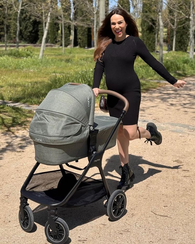 Nerea Garmendia comparte unas instantaneas con su hijo