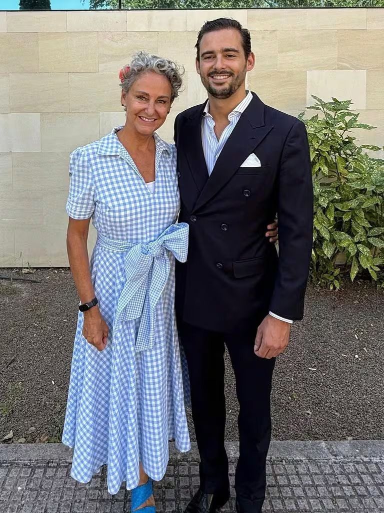 Carla Royo-Villanova y su hijo mayor, Mirko, en una foto compartida por el joven su redes sociales