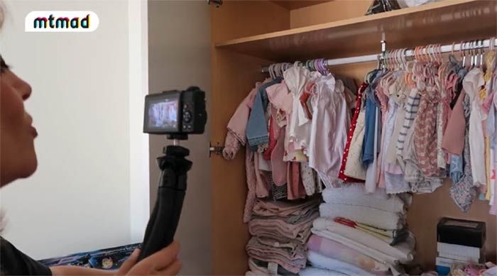 ¡Más grande que el de mamá! Toñi Moreno enseña el vestidor de su hija Lola