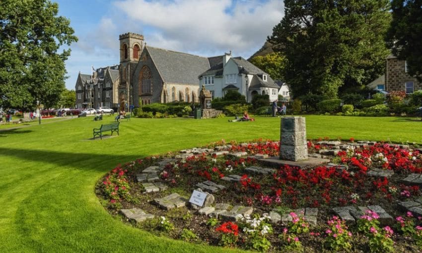 Localidad de Fort Williams, inicio o fin del West Highland Way.