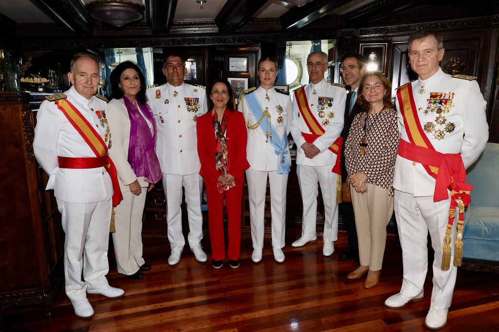 La princesa Leonor en Montevideo con el buque Juan Sebastian Elcano