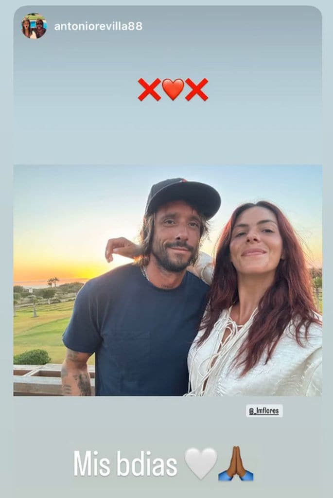 Laura M. Flores presenta a su novio novio, Antonio Revilla Sánchez