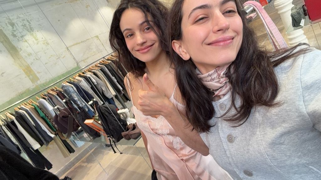 Rosalia y su hermana Pili
