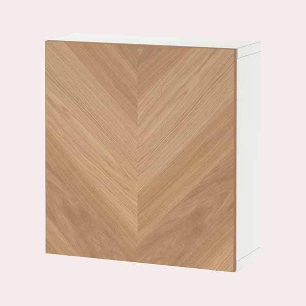 Mueble de Almacenaje en Blanco y Roble BESTÅ IKEA