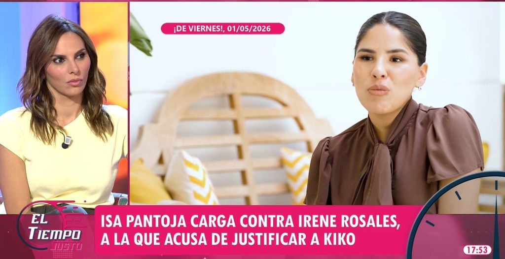 Irene se ha disculpado con Isa en 'El Tiempo Justo'