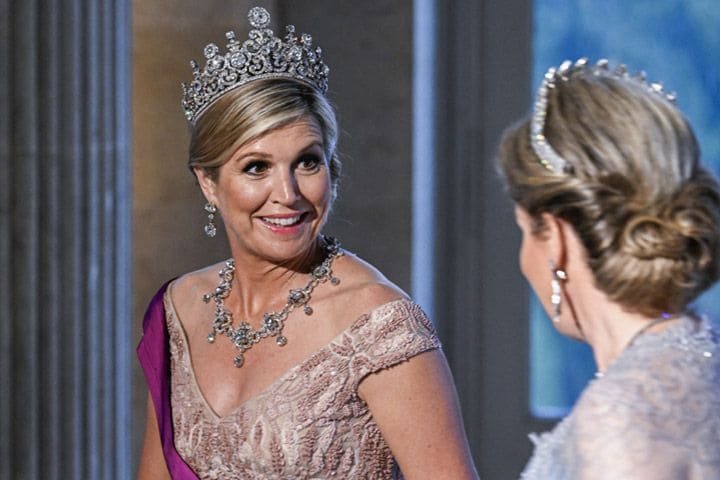 La reina Máxima de Holanda se inspira en un vestido de gala de Penélope Cruz