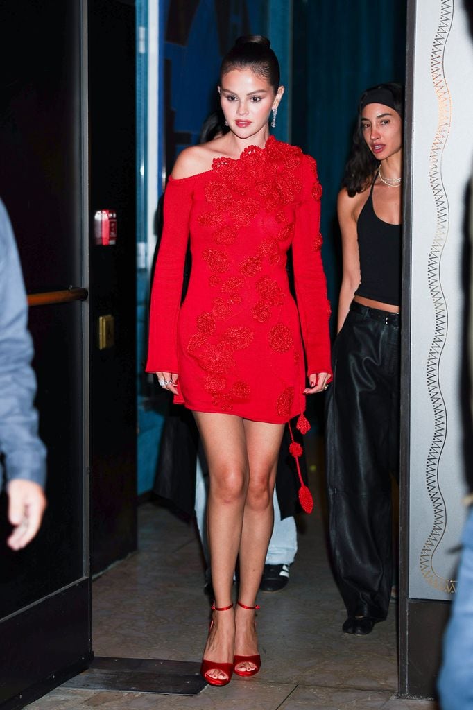 Selena Gomez en un vestido de Cult Gaia.