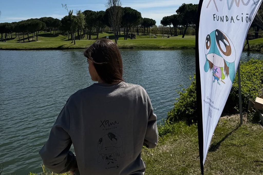 Sira Martínez durante el evento para recaudar fondos para la fundación que lleva el nombre de su hermana