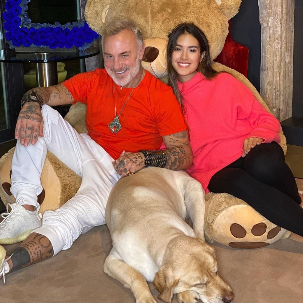 Gianluca Vacchi y Sharon