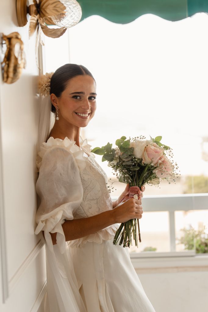 Look de novia viral de su madre boda en málaga