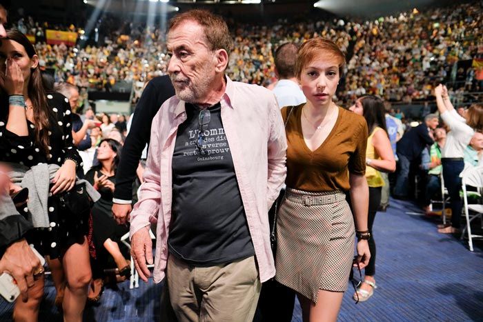Sánchez Dragó y Emma Nogueiro