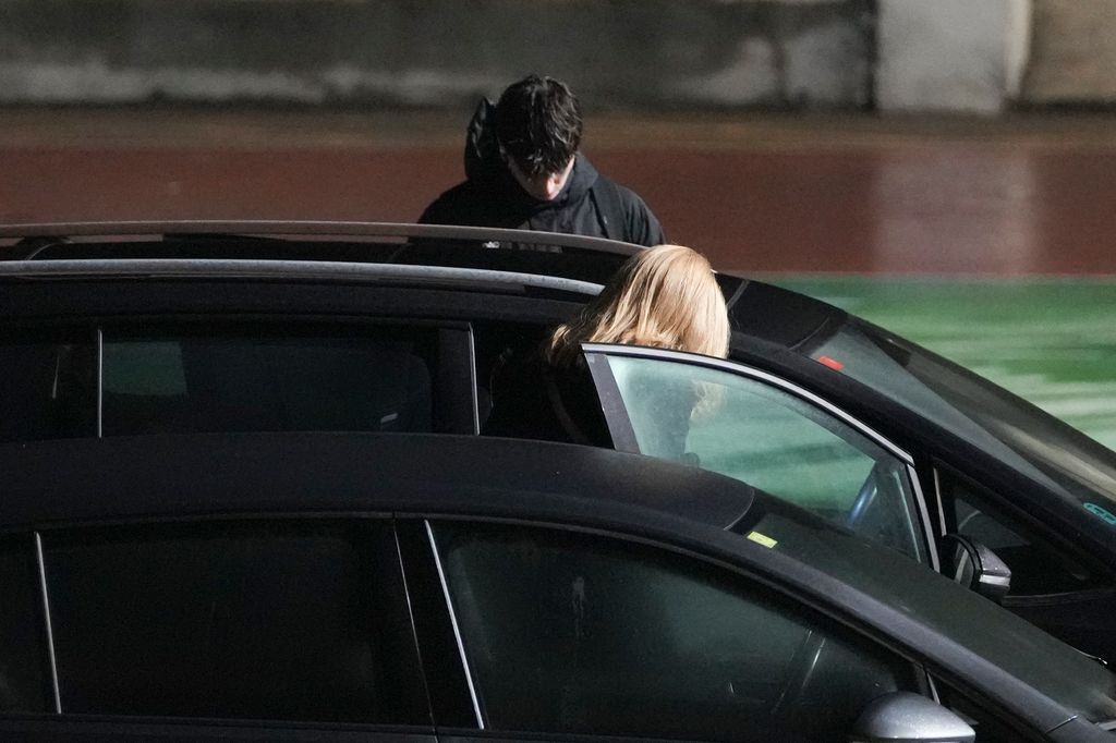 La infanta Cristina y su hijo Pablo Urdangarin, tras un partido de balonmano de este último
******EXCLUSIVE**********
******EXCLUSIVE**********