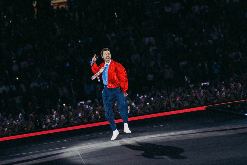 Harry Styles en uno de los conciertos de su gira 'Together, Together' en Ámsterdam el pasado mes de mayo