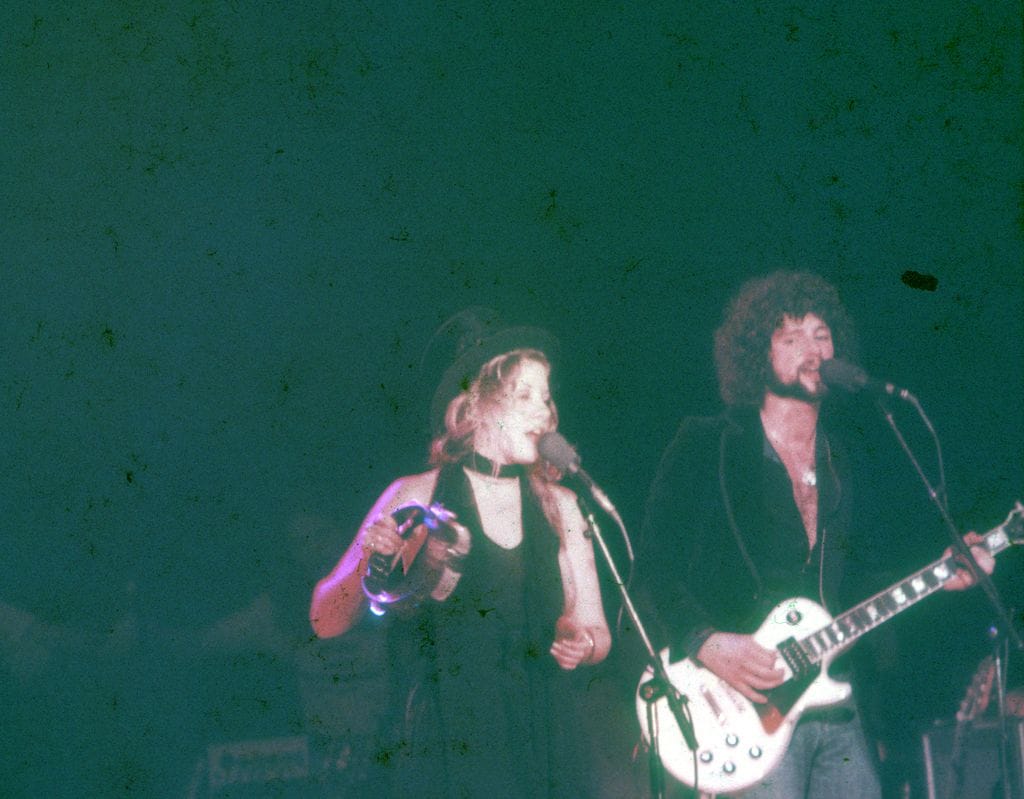 Stevie Nicks y Lindsey Buckingham en el año 1977