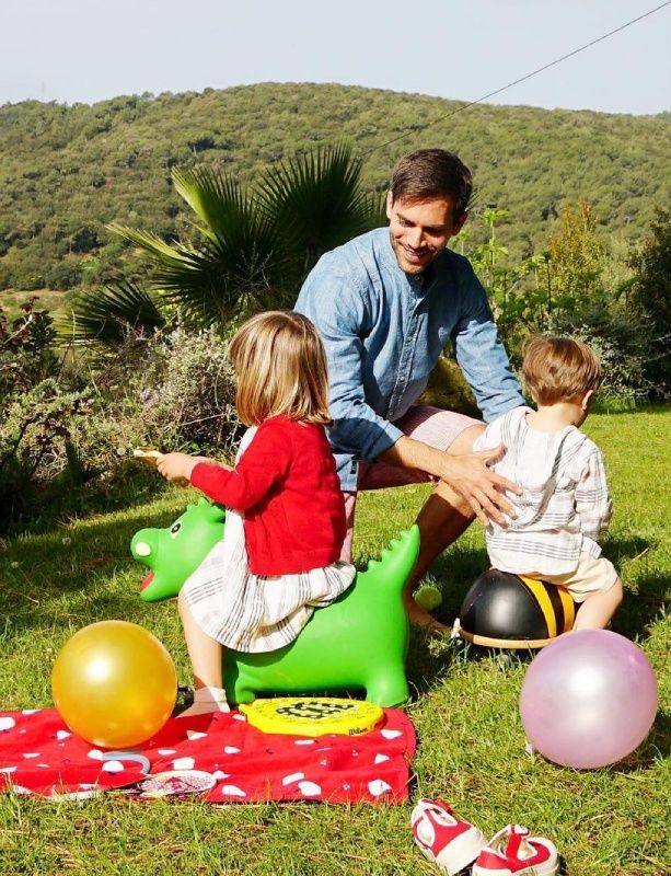 Marc Clotet y sus hijos