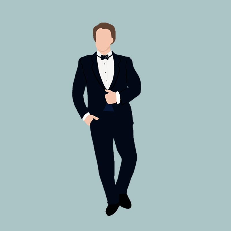 Look de novio moderno para boda
