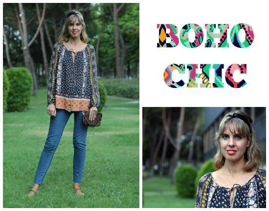 'street style' boho de Estela durante el Ciclo de Cine y Moda