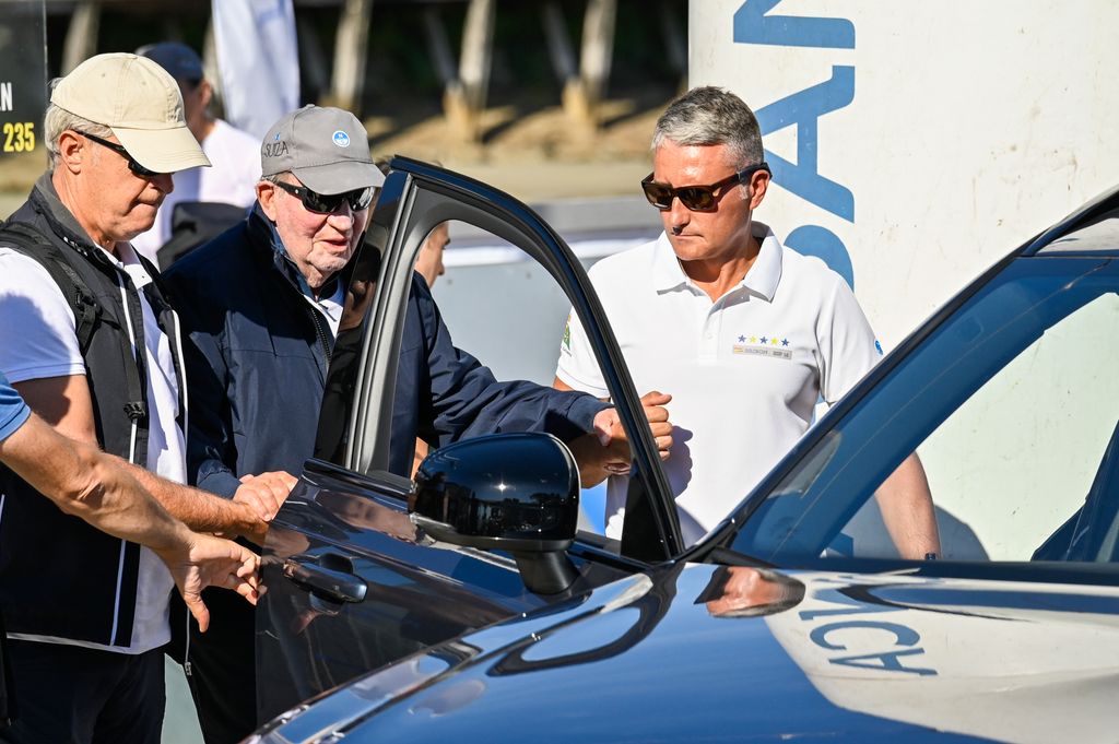El rey Juan Carlos se encuentra en Sanxenxo