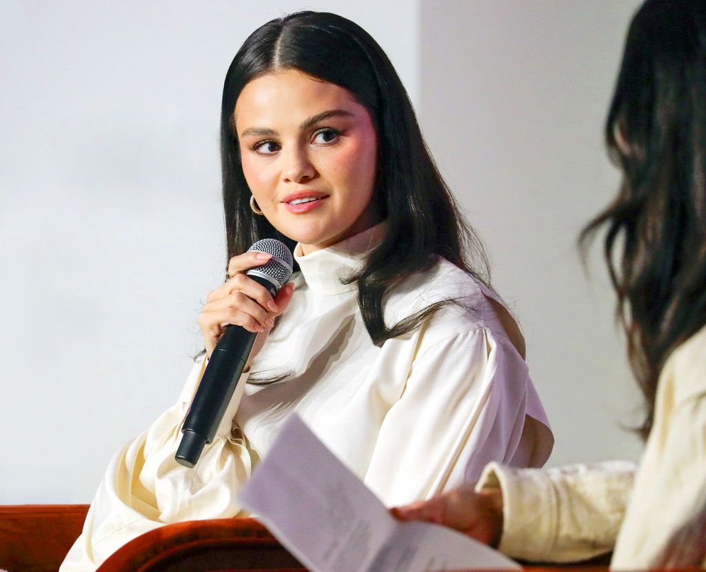 Selena Gomez dando una charla en el Fast Company Innovation Festival en Nueva York, el 17 de septiembre de 2026