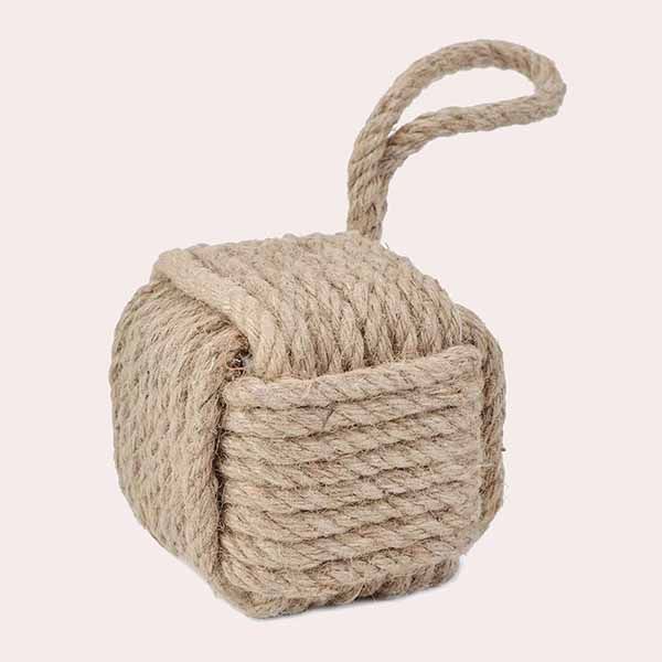 topes para puertas nudo de cuerda de yute