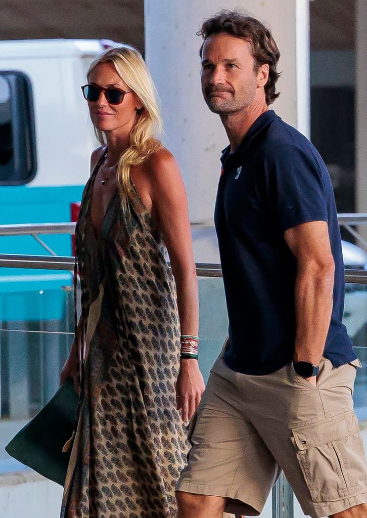 Carlos Moyá y Carolina Cerezuela visitan a su amigo Jaime Anglada el 18 de agosto de 2025