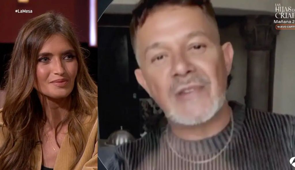 Sara Carbonero, sorprendida por Alejandro Sanz en 'La Mesa'