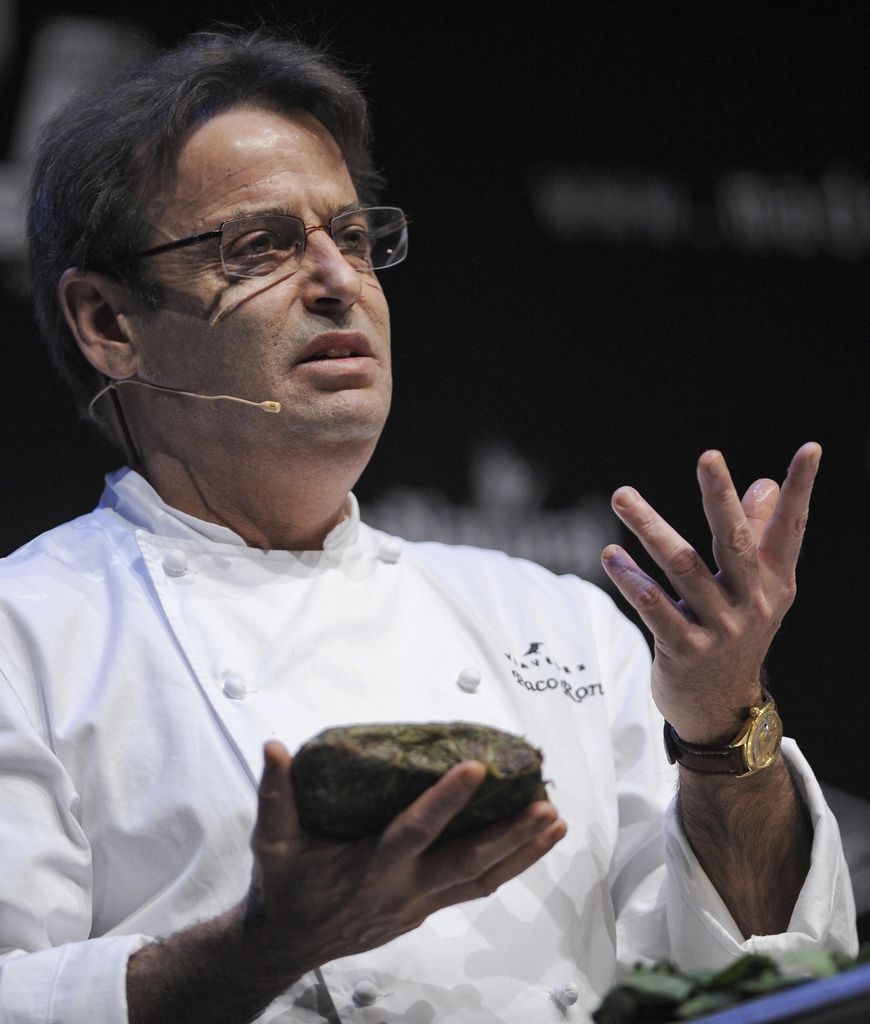 El chef español Paco Ron durante "Madrid Fusion", en enero de 2009