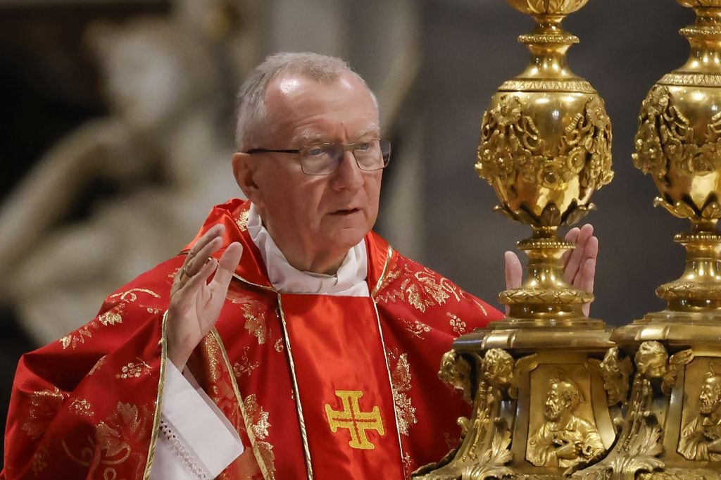 El cardenal italiano Pietro Parolin, uno de los más populares entre en consenso popular para ocupar el cargo de papa