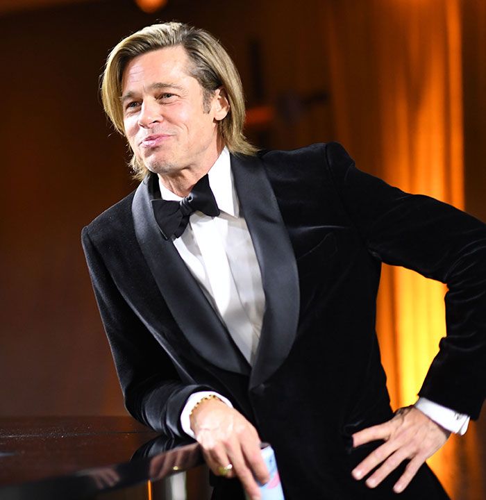 Brad Pitt tras ganar el Oscar por 'Érase una vez en Hollywood'