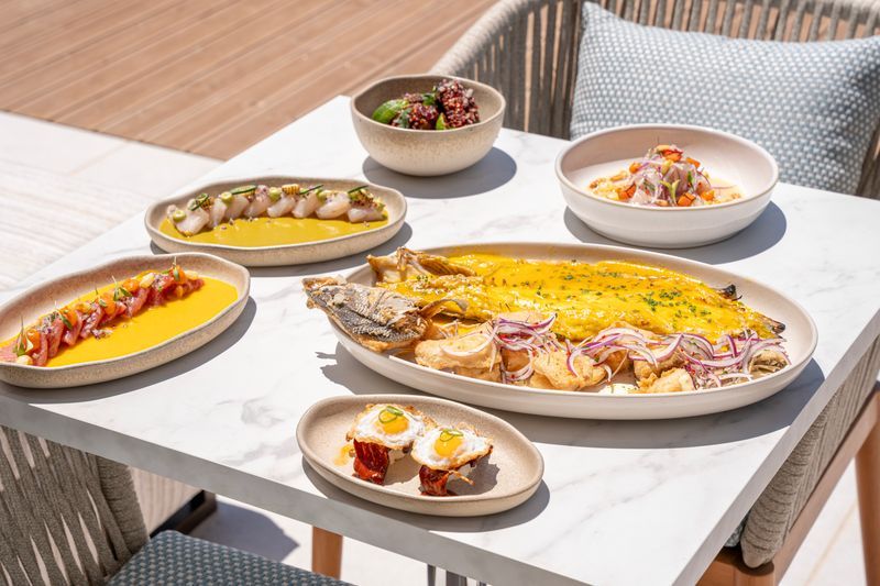 Los platos del restaurante Saltao de Mar son una fusión de la gastronomía peruana y la mediterránea.