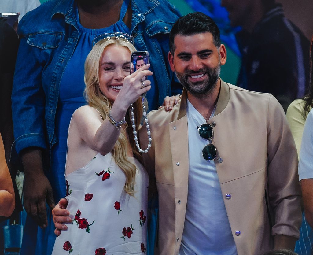 La pareja, hace unos días en el US Open de Tenis